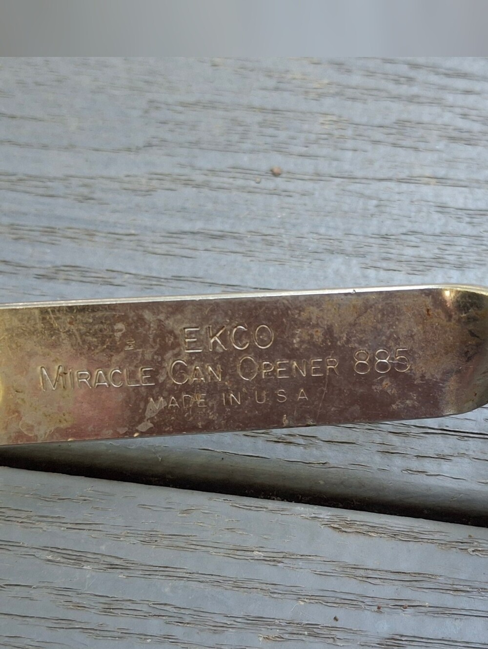 Vintage EKCO Miracle Can Opener 885 Manual Handheld Made in USA Metal. - Picture 2 of 3